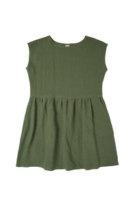 Garden Dress - Boreal Green Linen