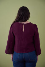 Load image into Gallery viewer, Bell Sleeve Top - Mulberry