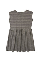 Load image into Gallery viewer, Garden Dress - Charcoal Stripe