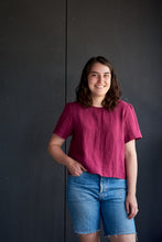 Load image into Gallery viewer, Morning Tee - Berry Linen