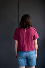 Load image into Gallery viewer, Morning Tee - Berry Linen