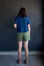 Load image into Gallery viewer, Wanderer Shorts - Boreal Green Linen