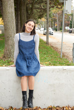 Load image into Gallery viewer, Denim Gathered Dress