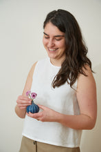 Load image into Gallery viewer, High Neck Tank - White Linen