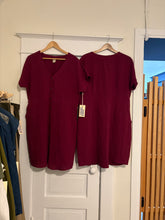 Load image into Gallery viewer, Shirt Dress - Berry Linen