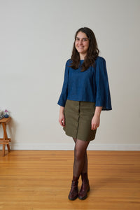 Weekend Skirt - Olive Canvas