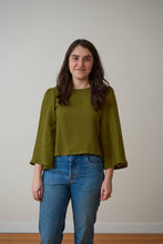 Load image into Gallery viewer, Bell Sleeve Top - Moss