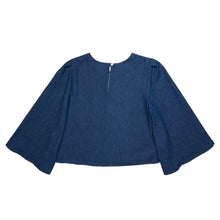 Load image into Gallery viewer, Bell Sleeve Top - Denim