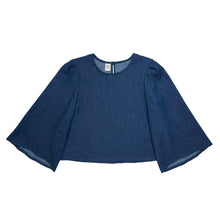 Load image into Gallery viewer, Bell Sleeve Top - Denim