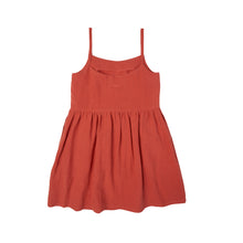 Load image into Gallery viewer, Linen Gathered Dress - Paprika
