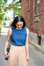 Load image into Gallery viewer, High Neck Tank - Denim