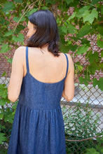 Load image into Gallery viewer, Denim Gathered Dress
