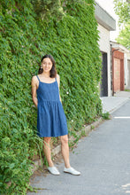 Load image into Gallery viewer, Denim Gathered Dress