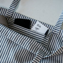 Load image into Gallery viewer, Everyday Tote - Navy/Natural Stripe