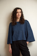 Load image into Gallery viewer, Bell Sleeve Top - Denim