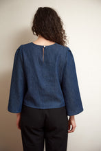 Load image into Gallery viewer, Bell Sleeve Top - Denim
