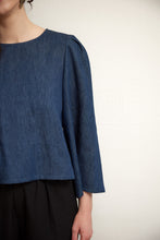 Load image into Gallery viewer, Bell Sleeve Top - Denim