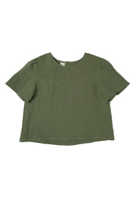 Morning Tee - Boreal Green Linen