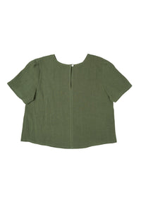 Morning Tee - Boreal Green Linen