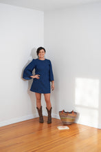 Load image into Gallery viewer, Bell Sleeve Dress - Denim
