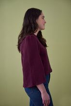 Load image into Gallery viewer, Bell Sleeve Top - Mulberry
