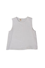 Load image into Gallery viewer, High Neck Tank - White Linen (Medium Weight)
