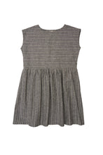 Load image into Gallery viewer, Garden Dress - Charcoal Stripe
