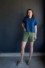 Load image into Gallery viewer, Wanderer Shorts - Boreal Green Linen
