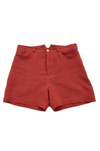 Wanderer Shorts - Paprika Linen