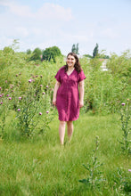 Load image into Gallery viewer, Shirt Dress - Berry Linen

