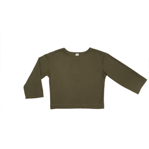 Boxy Pullover - Olive
