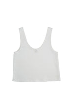 Load image into Gallery viewer, Scoop Neck Tank - White Linen
