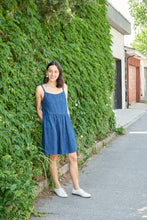 Load image into Gallery viewer, Denim Gathered Dress
