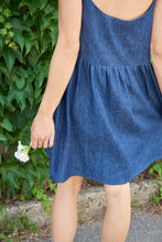 Load image into Gallery viewer, Denim Gathered Dress
