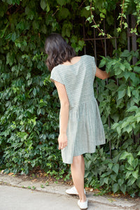 Garden Dress - Forest Stripe