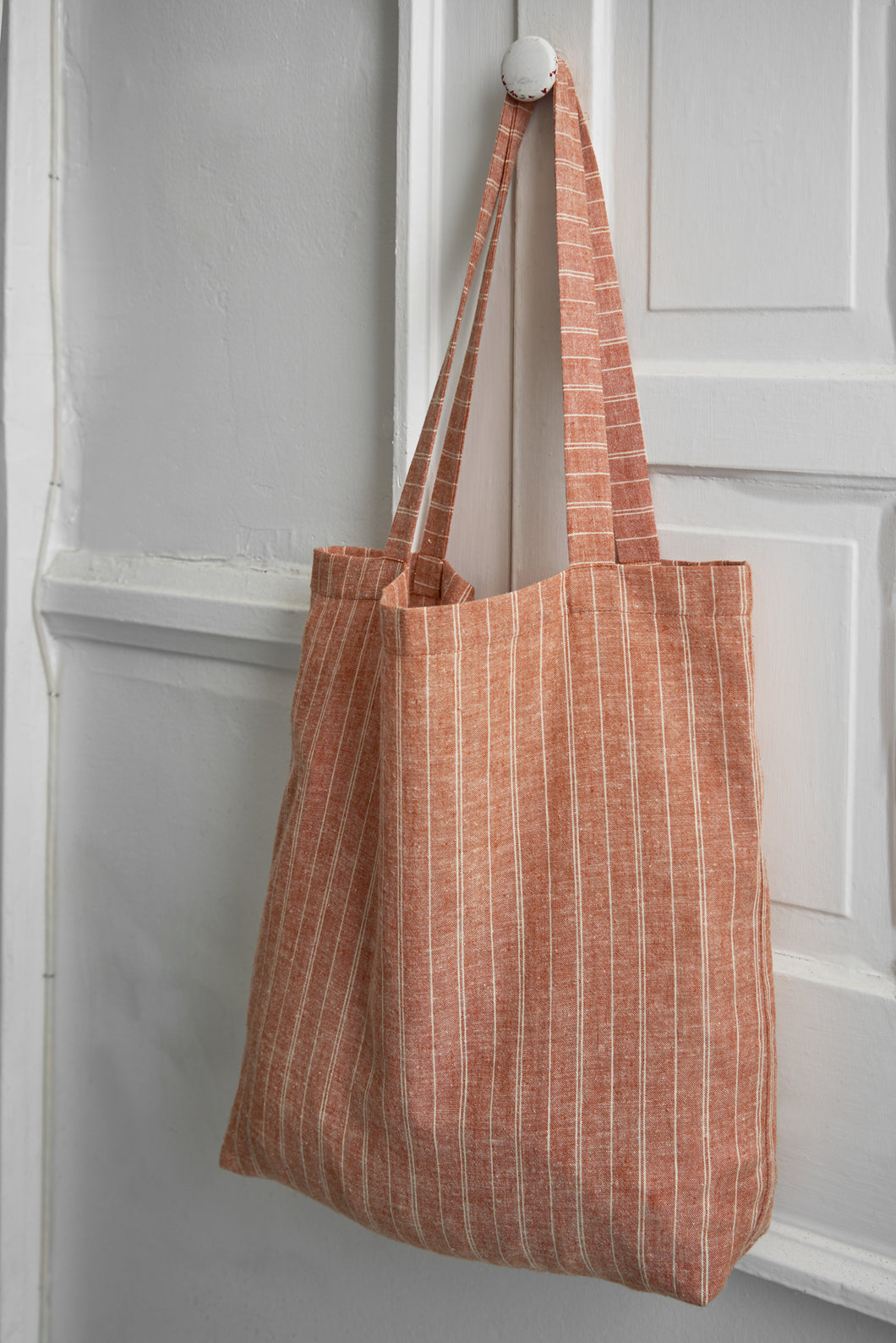 Everyday Tote - Rust Stripes