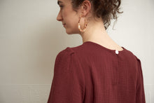 Load image into Gallery viewer, Bell Sleeve Top - Merlot
