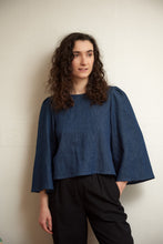 Load image into Gallery viewer, Bell Sleeve Top - Denim
