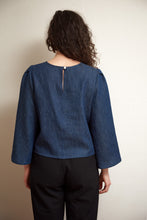 Load image into Gallery viewer, Bell Sleeve Top - Denim
